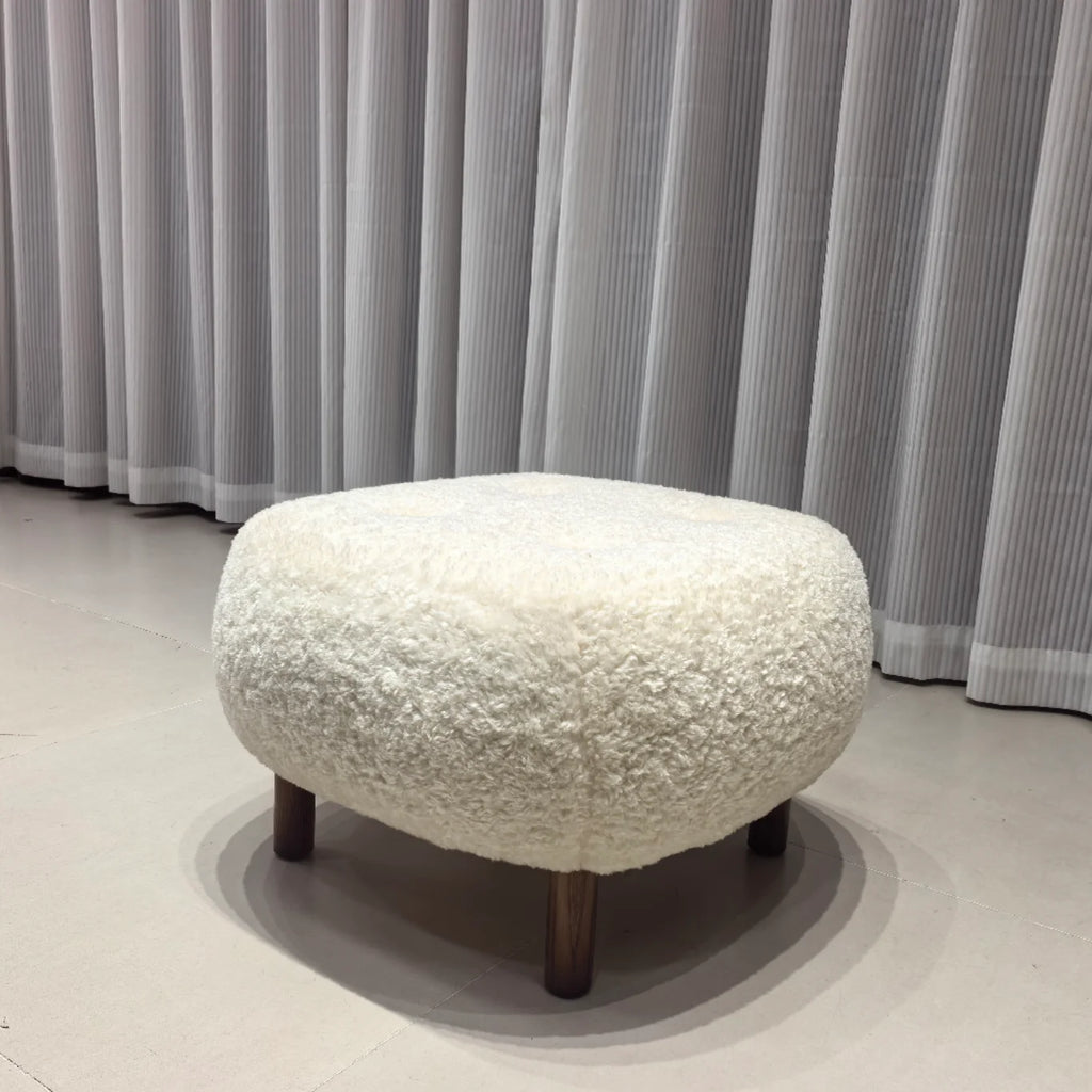 COLLEZIONE CALDORE™ Solid Berber Fleece Bench | Modern Italian Design by PurelyhomeDeco