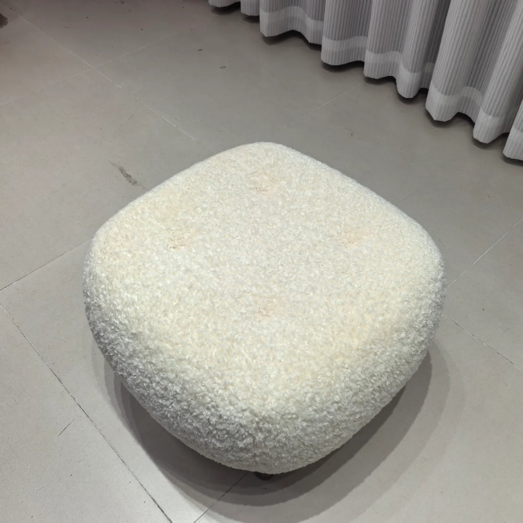 COLLEZIONE CALDORE™ Solid Berber Fleece Bench | Modern Italian Design by PurelyhomeDeco