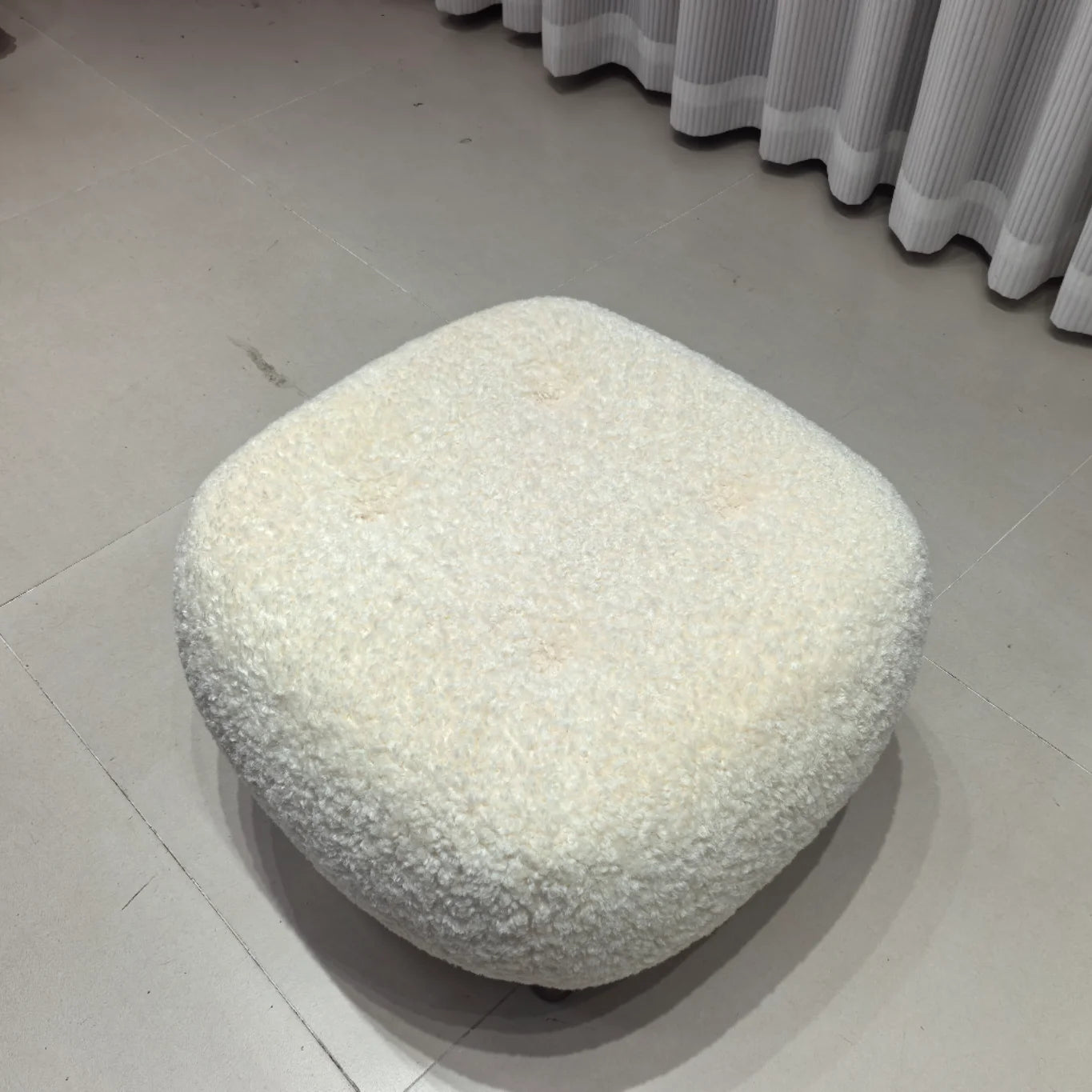 COLLEZIONE CALDORE™ Solid Berber Fleece Bench | Modern Italian Design by PurelyhomeDeco