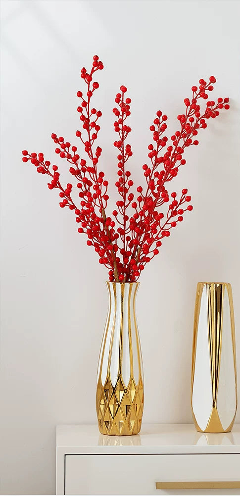 Château Luxe Gold Vase