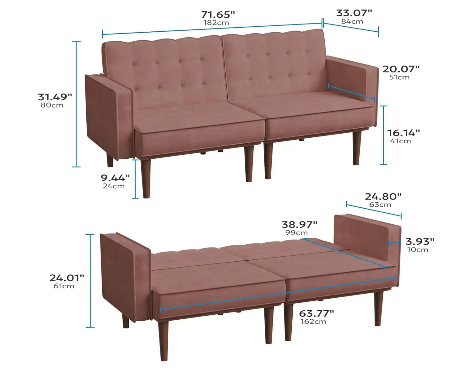 ARCOVA™ Futon Lounge