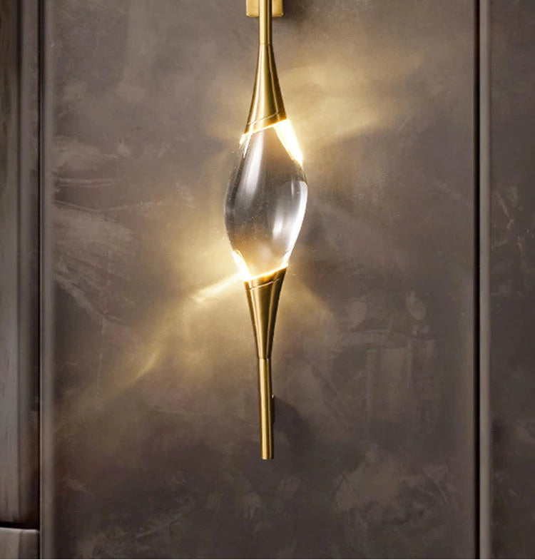 Aurea Crystal Wall Lamp by PurelyhomeDeco