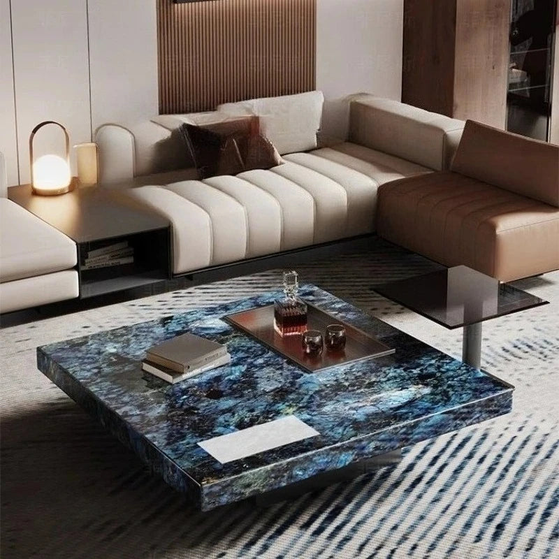 Luce di Mare™ – Nordic Modern Marble Center Table by PurelyhomeDeco
