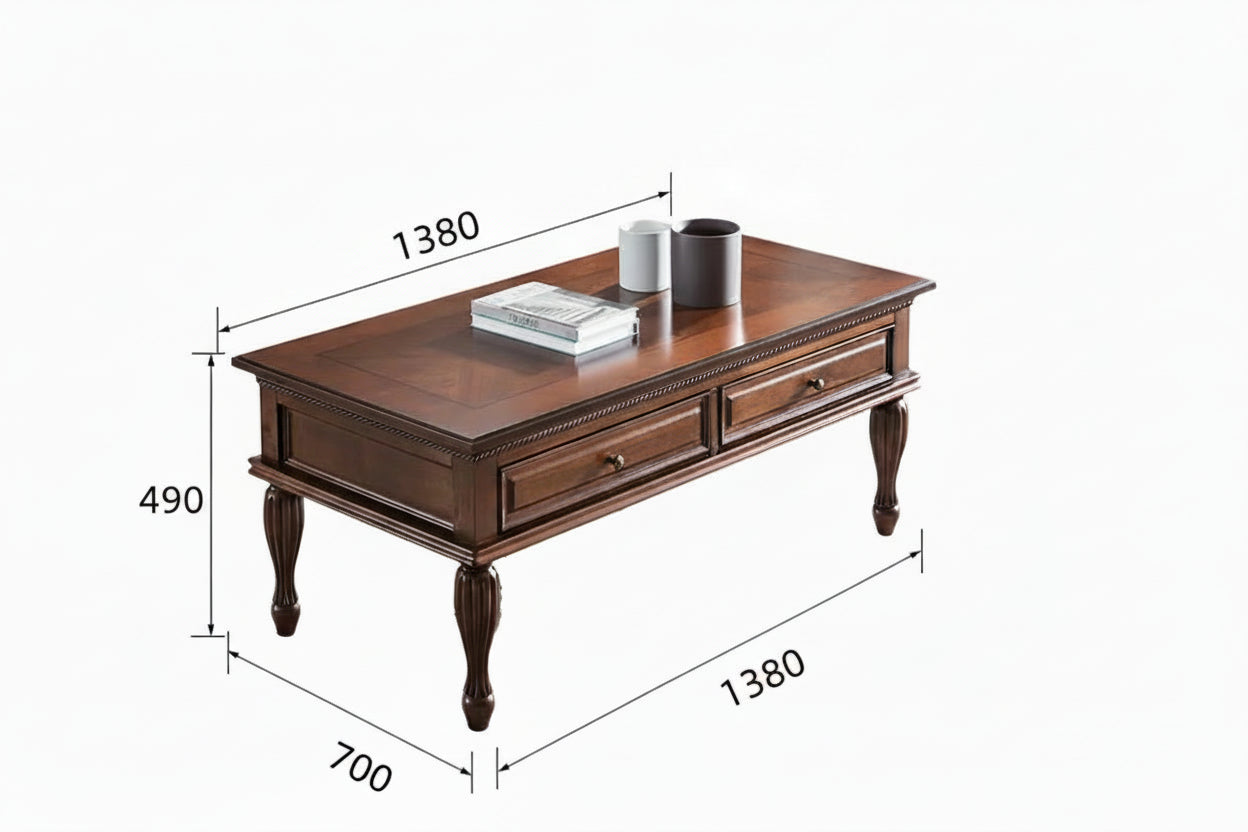 FIELDRA™ Solid Wood Storage Coffee Table by PurelyhomeDeco