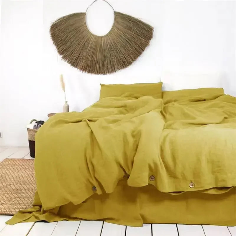 VELARÉ™ Natural French Linen Duvet Cover – Durable, Breathable, Luxury Home Textiles