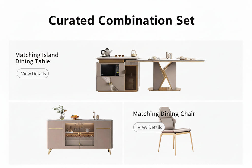 DESORA™ Designer Marble Dining Set