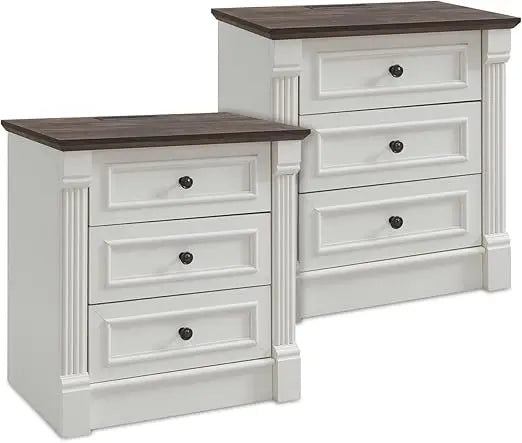 HAVENFORD Roman Column Bedside Table Duo by PurelyhomeDeco