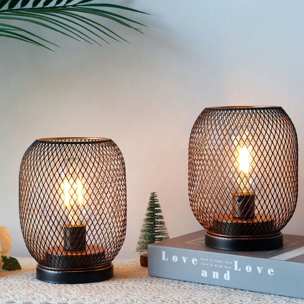 Golden Vow LED Lantern Set by PurelyhomeDeco