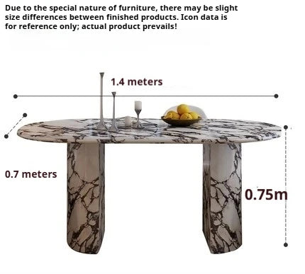 Monolith High-Hardness Stone Dining Table