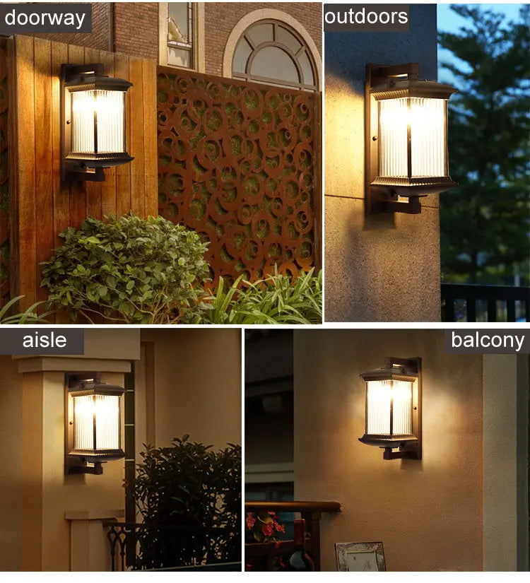 Aegis Outdoor Wall Lamp by PurelyhomeDeco