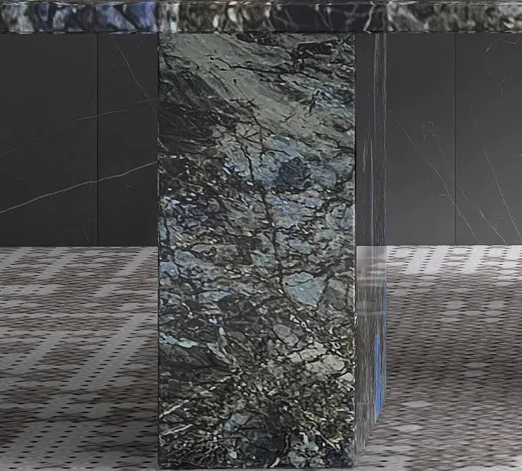 AZURÉA™ Blue Jadeite Marble Dining Set (10-Seater)