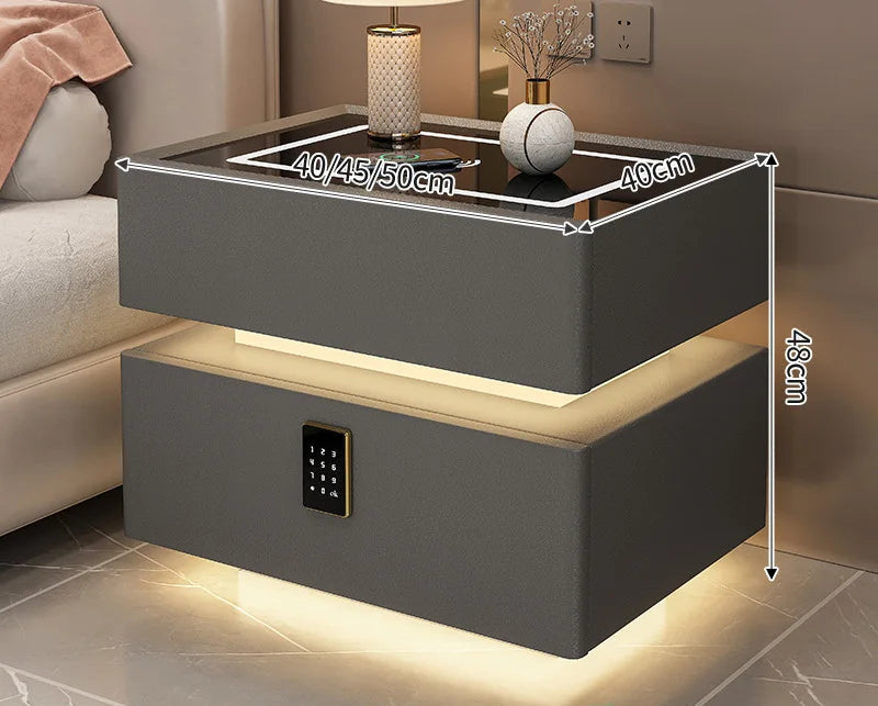 NEXO™ Intelligent Smart Nightstand with Storage by PurelyhomeDeco