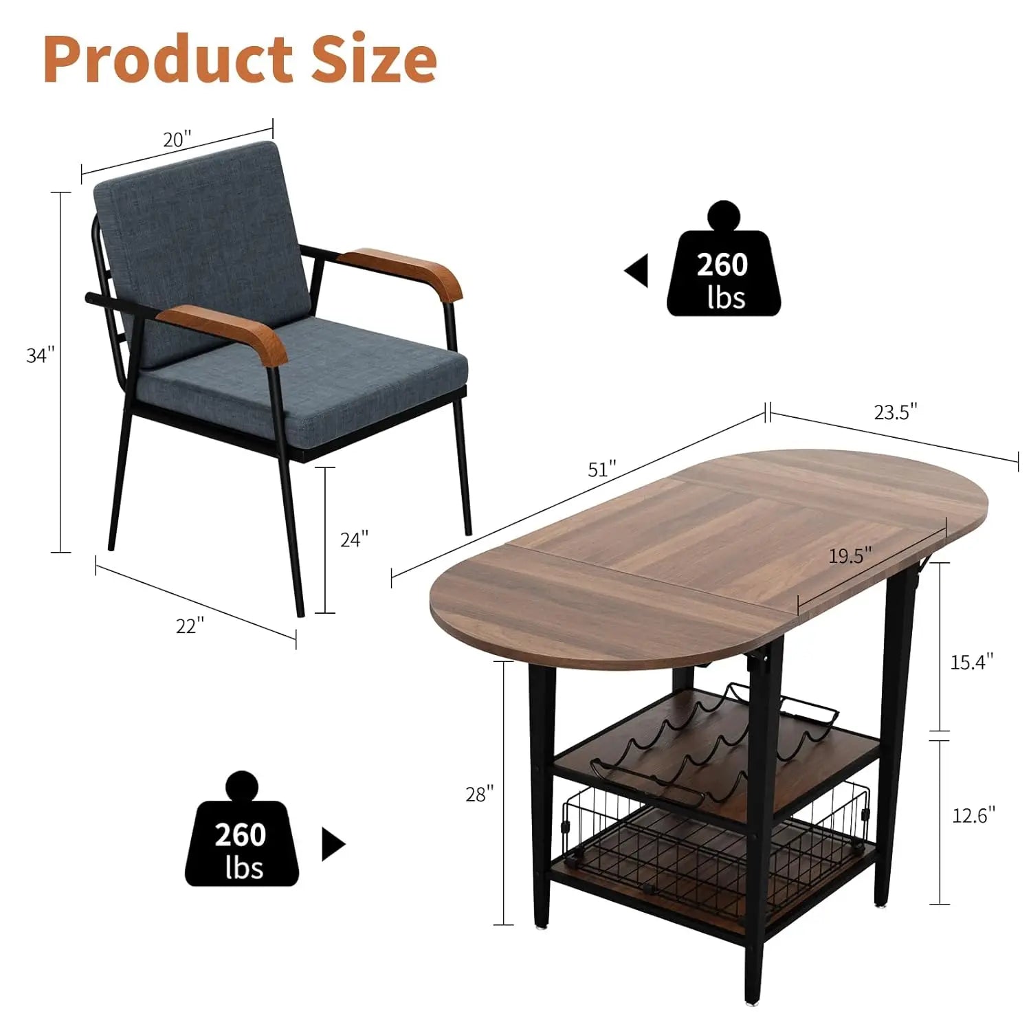 ALCOVA SIGNATURE™ Folding Dining Retreat by PurelyhomeDeco