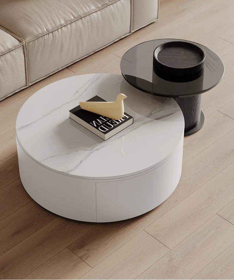 Venezia Duetto™ – Italian Luxury Marble Nesting Coffee Tables by PurelyhomeDeco