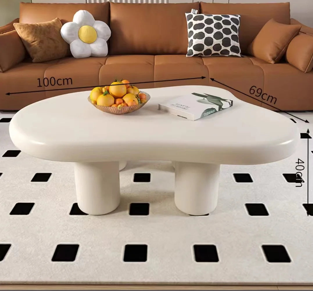 NUVORA™ Cream Cloud Coffee Table by PurelyhomeDeco