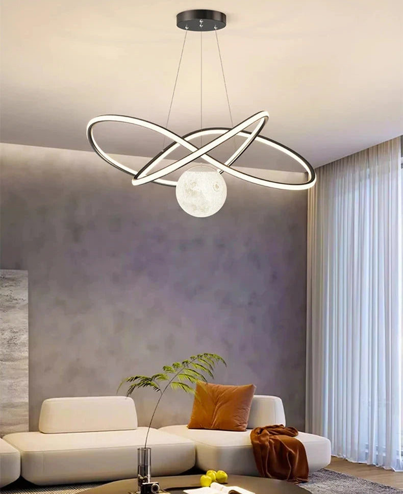 Luna Lux – Moon Shaped Designer Pendant Lamp