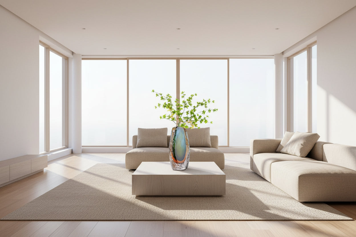 Prism Fade Glass Vase