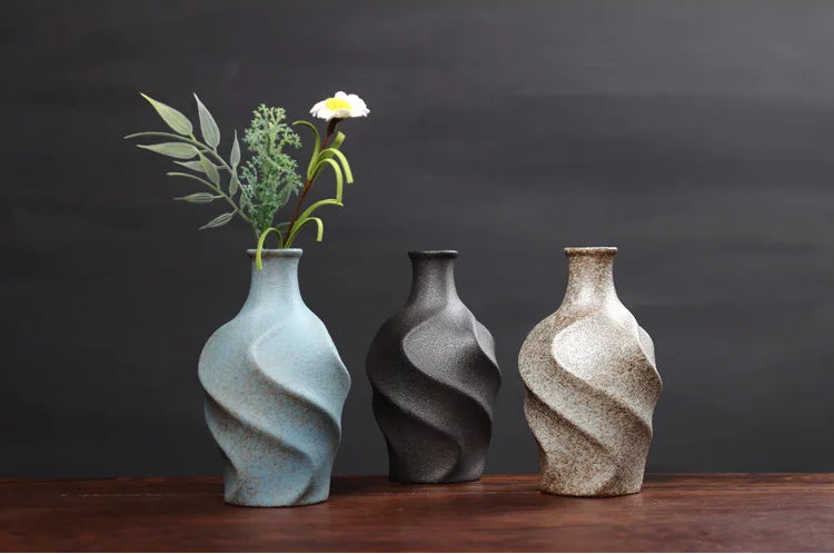 Raku Moment Vase by PurelyhomeDeco