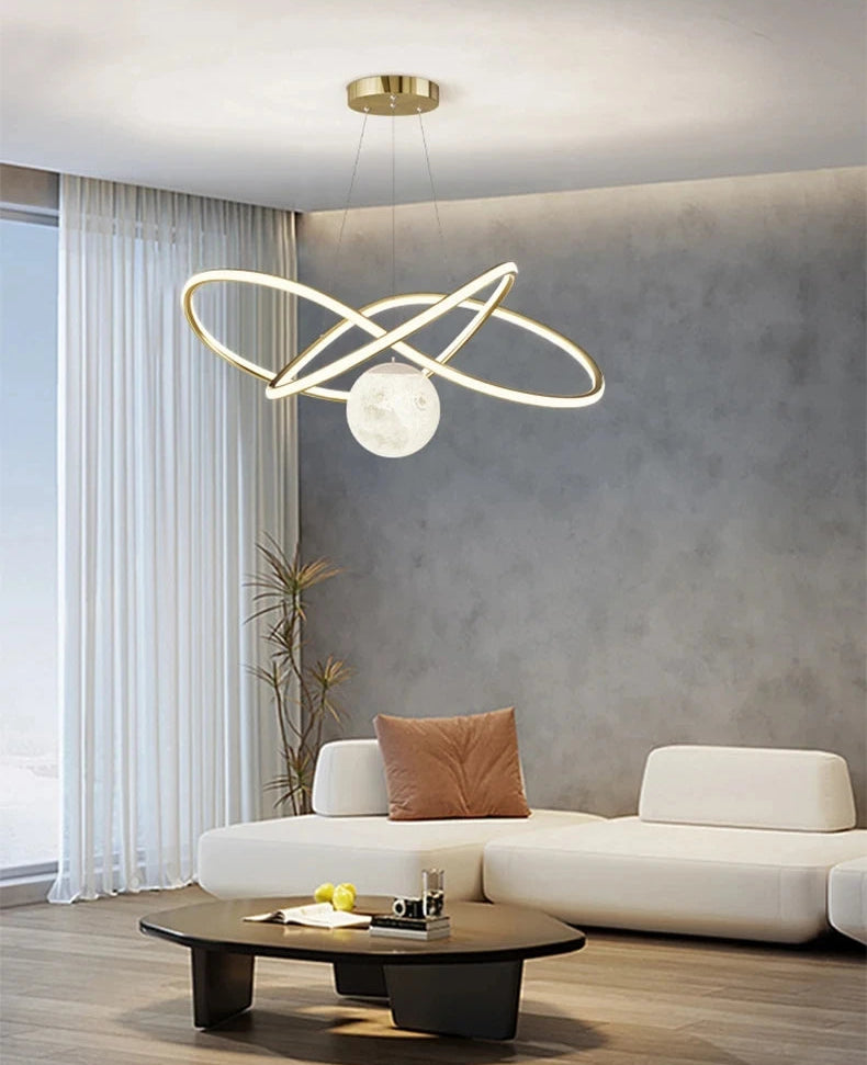 Luna Lux – Moon Shaped Designer Pendant Lamp