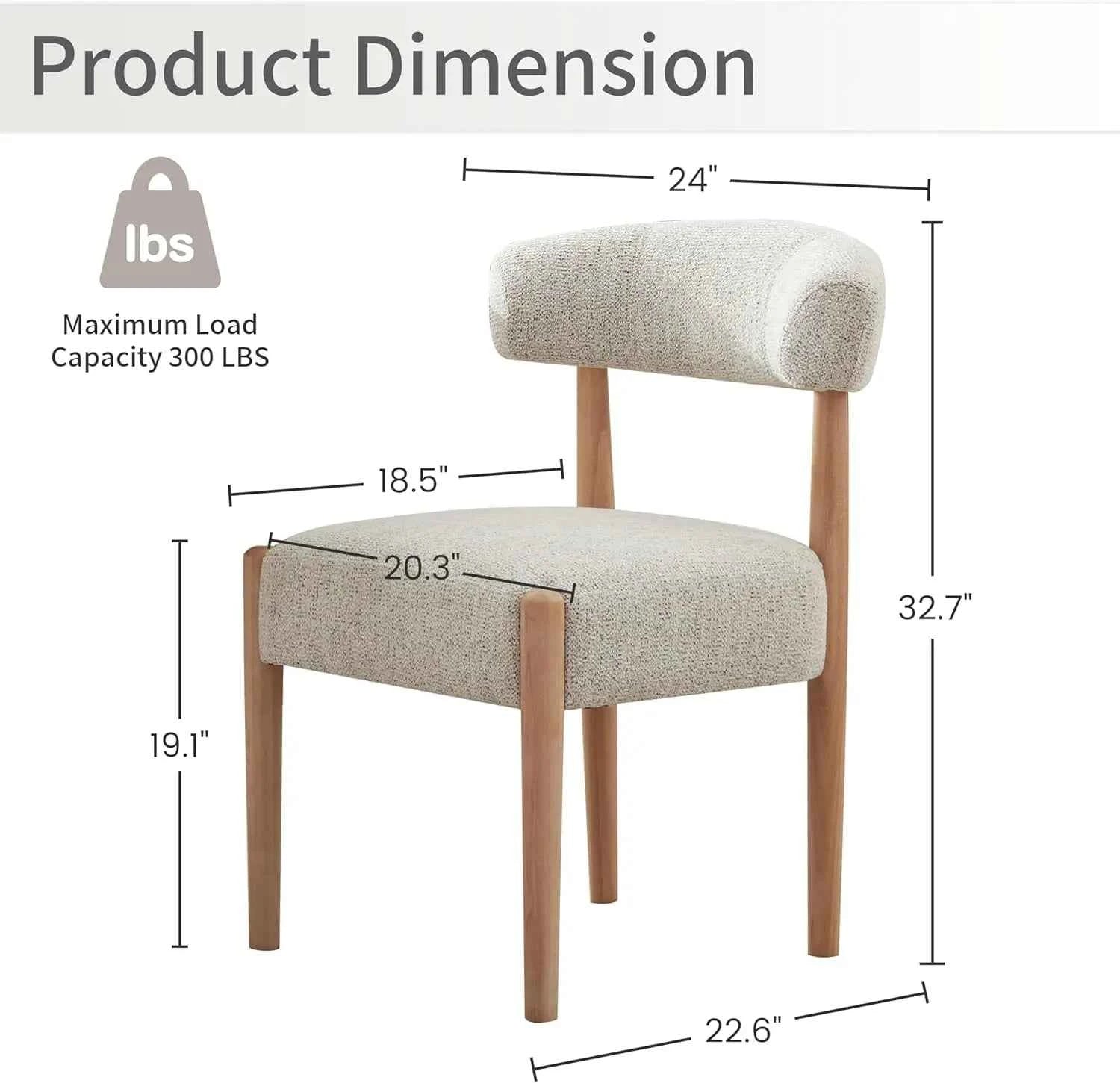 Curvena™ Upholstered Dining Chairs – Set of 4 by PurelyhomeDeco