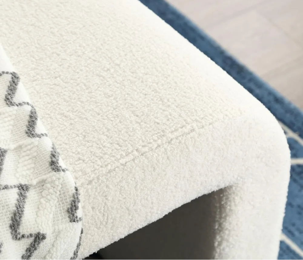 MONETTE ALTO™ Upholstered Ottoman Bench by PurelyhomeDeco