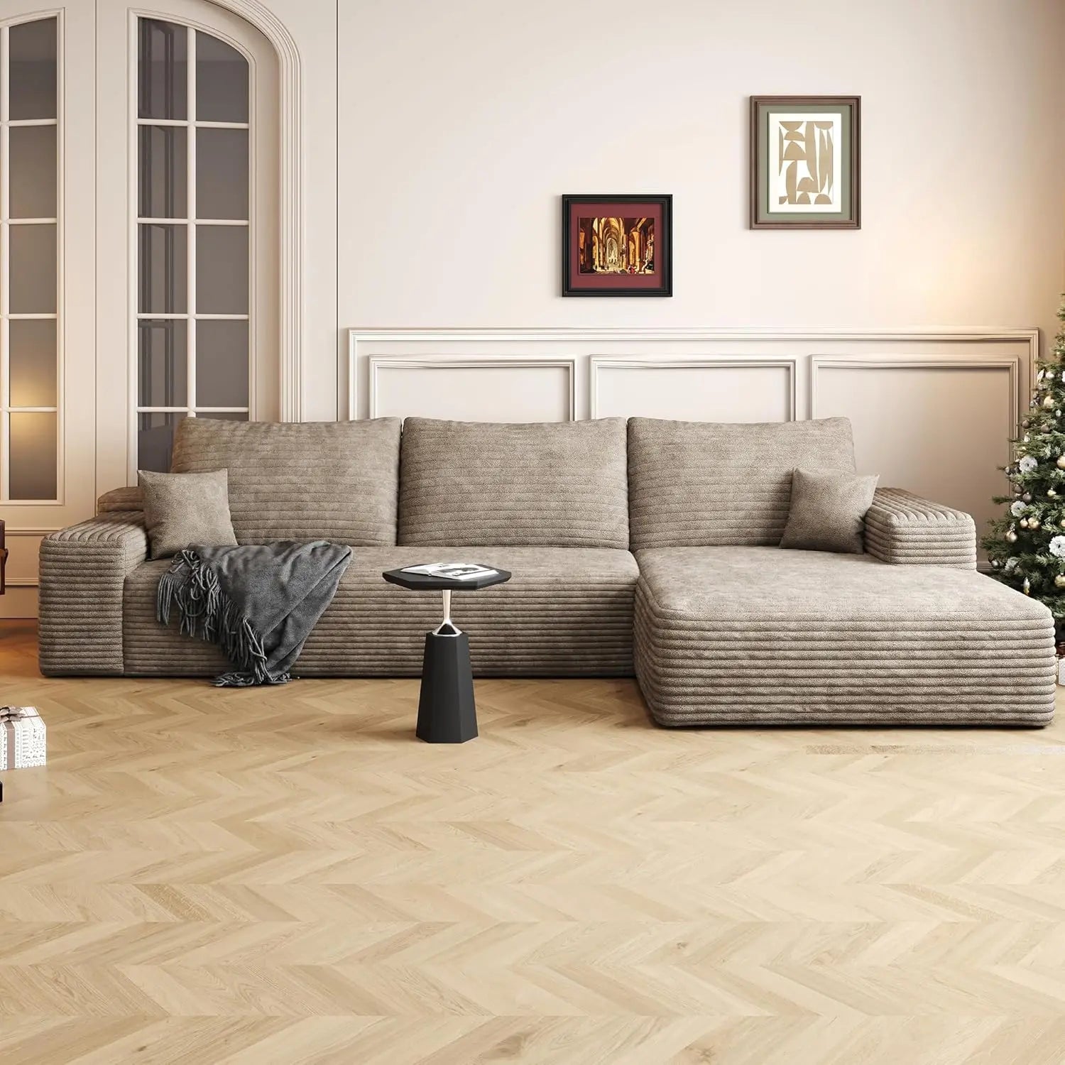 MODULÉ 108™ Modern L-Shape Sectional | Deep Seat Boneless Modular Sofa