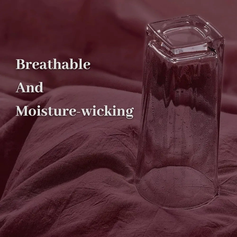 Burgundy Royale™ Organic Cotton Set