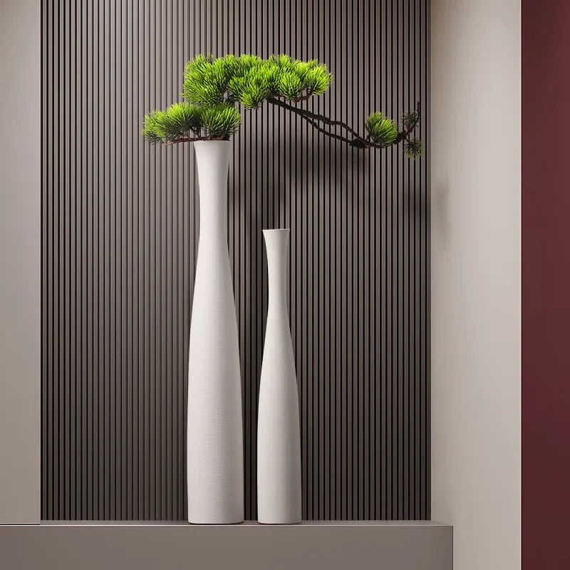 Ivory Spire Vase by PurelyhomeDeco