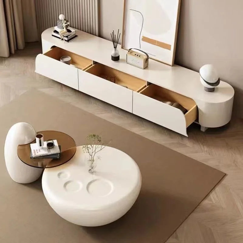LINEA D’ORO™ Narrow Designer Coffee Table by PurelyhomeDeco