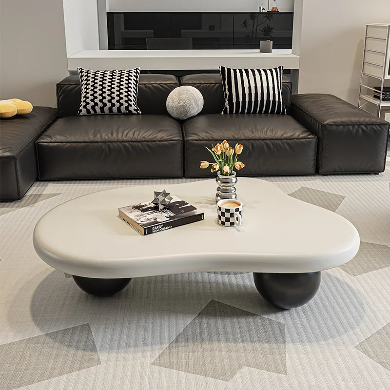 NUVORA™ Cream Cloud Coffee Table by PurelyhomeDeco