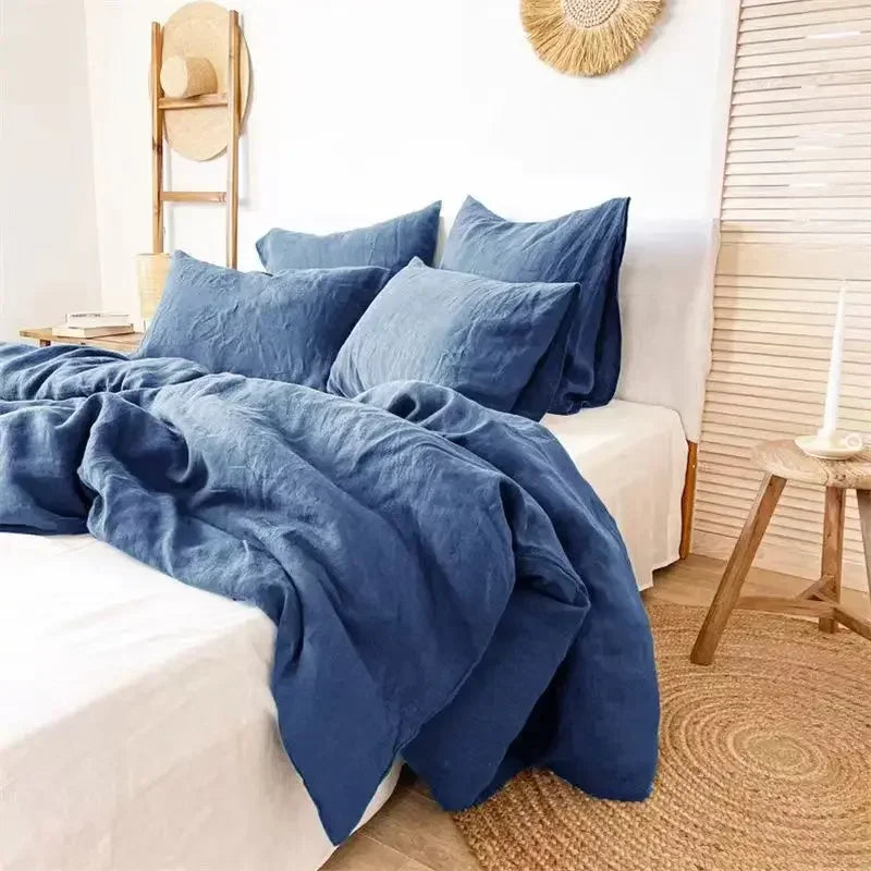 VELARÉ™ Natural French Linen Duvet Cover – Durable, Breathable, Luxury Home Textiles