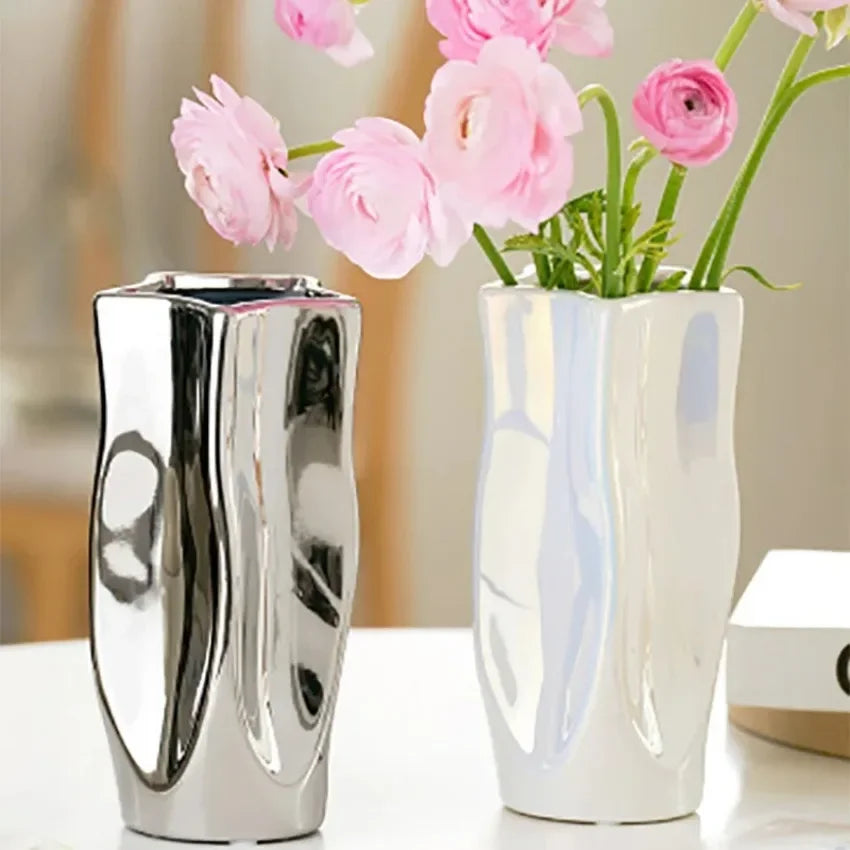 Silver Lumen Vase