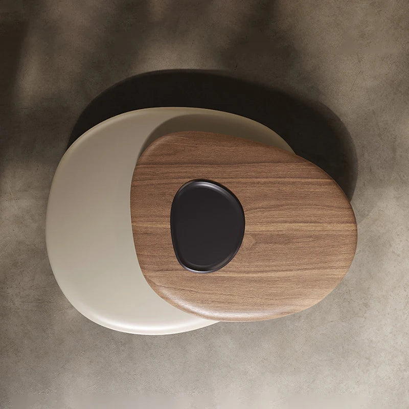 EMBERA™ Rotatable Designer Coffee Table | Sculptural Irregular Wood Centerpiece by PurelyhomeDeco