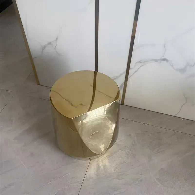AUREA SOTTILE™ Italian Slim Gold Side Table by PurelyhomeDeco