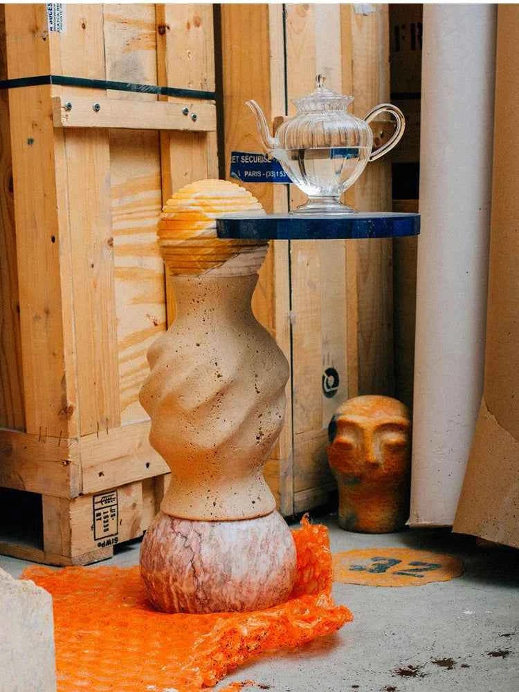 Marvessa™ Natural Marble Coffee Table by PurelyhomeDeco