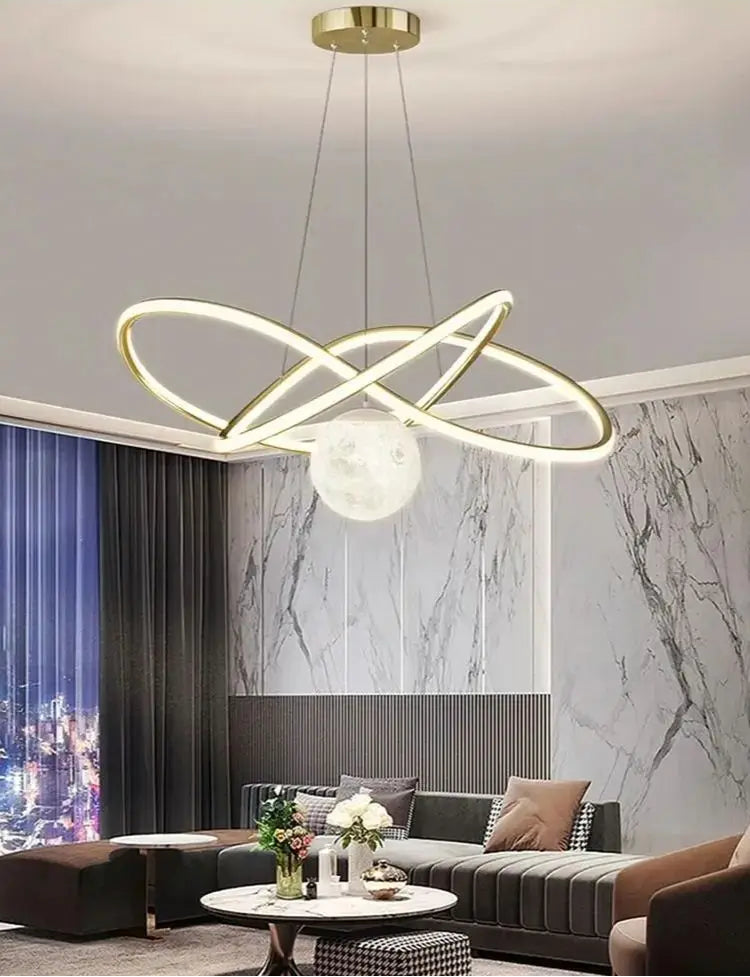 Luna Lux – Moon Shaped Designer Pendant Lamp