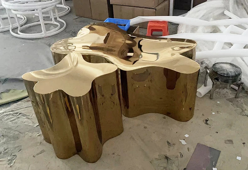 KYRONZA™ Premium Gold Accent Table by PurelyhomeDeco