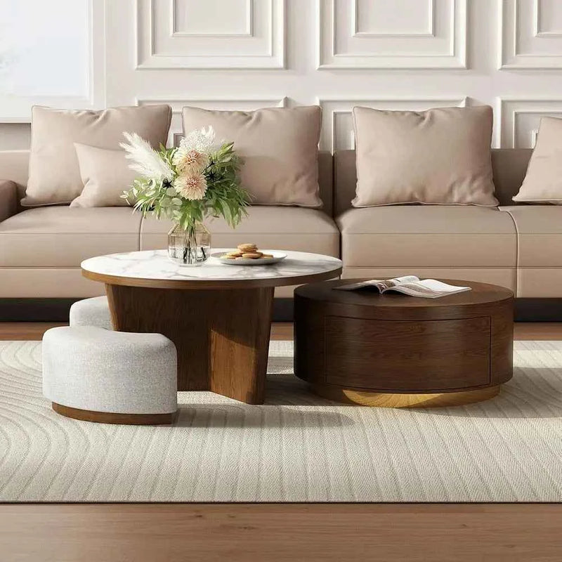 Walnara™ Marble Coffee Table Ensemble
