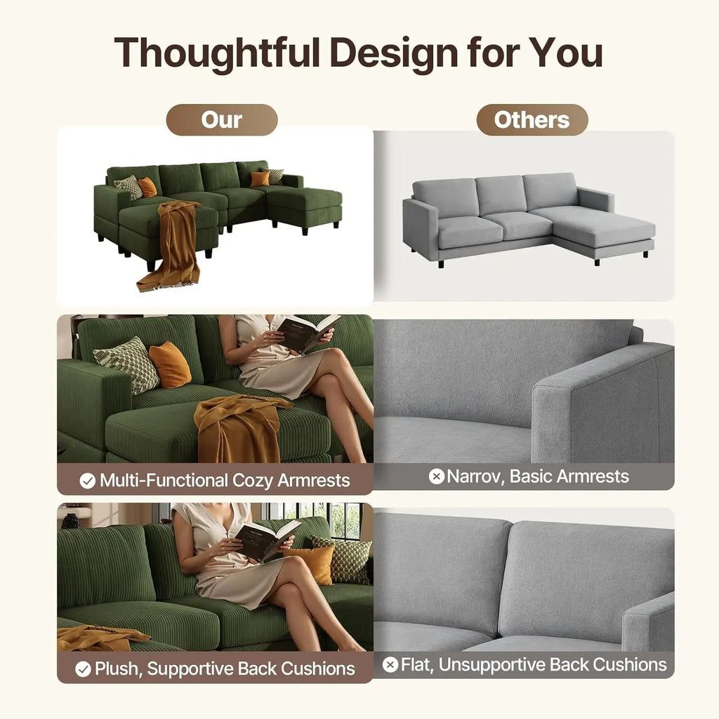 MONTEVERDE ÉLITE™ U-Shaped Lounge by PurelyhomeDeco