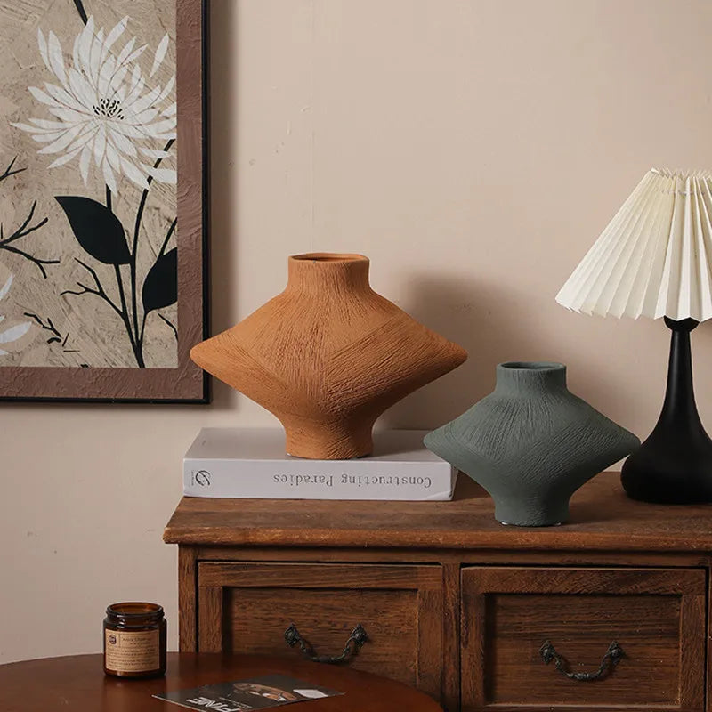 Retro Muse Ceramic Vase