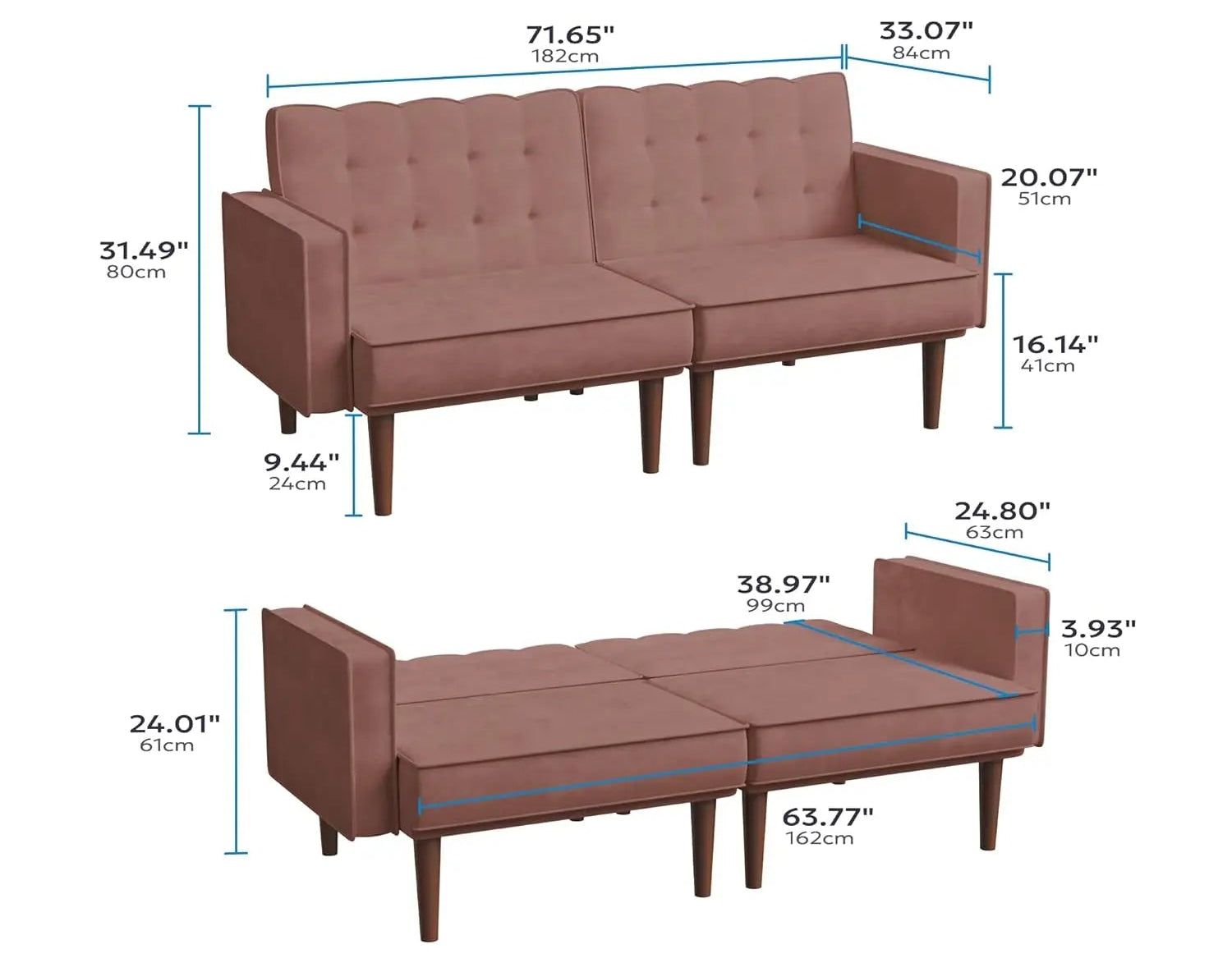 ARCOVA™ Futon Lounge