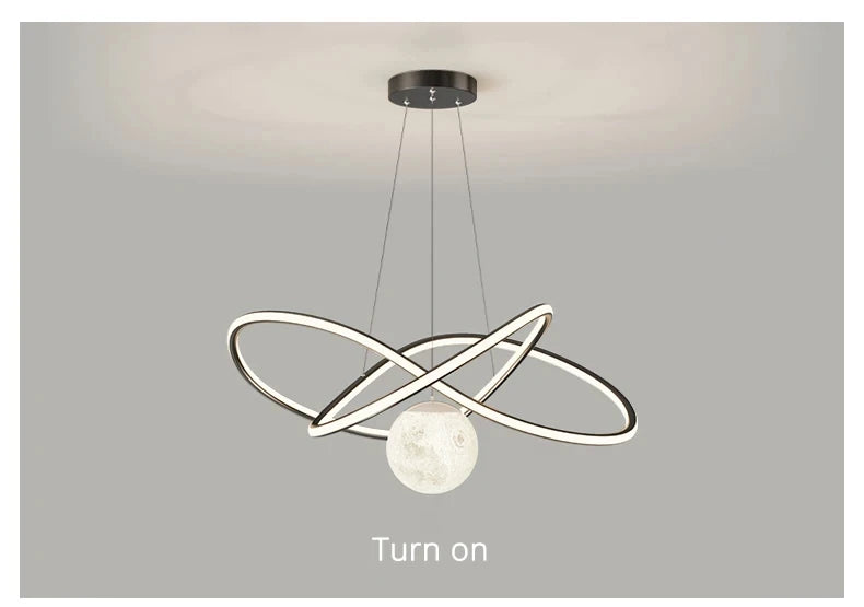 Luna Lux – Moon Shaped Designer Pendant Lamp