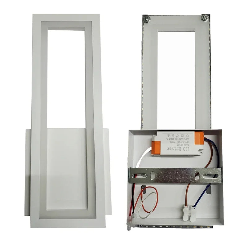 Linéa Duo – Modern Minimalist LED Wall Sconce | Black & White Bedside Light