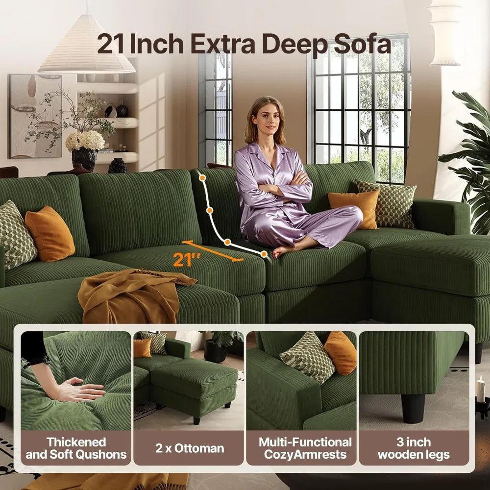 MONTEVERDE ÉLITE™ U-Shaped Lounge by PurelyhomeDeco