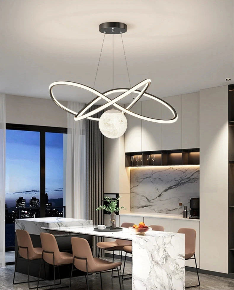 Luna Lux – Moon Shaped Designer Pendant Lamp