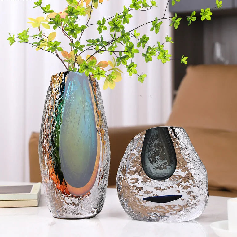 Prism Fade Glass Vase