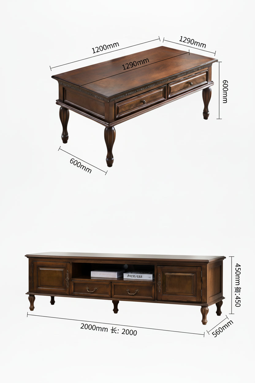 FIELDRA™ Solid Wood Storage Coffee Table by PurelyhomeDeco