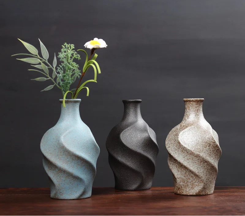 Raku Moment Vase by PurelyhomeDeco