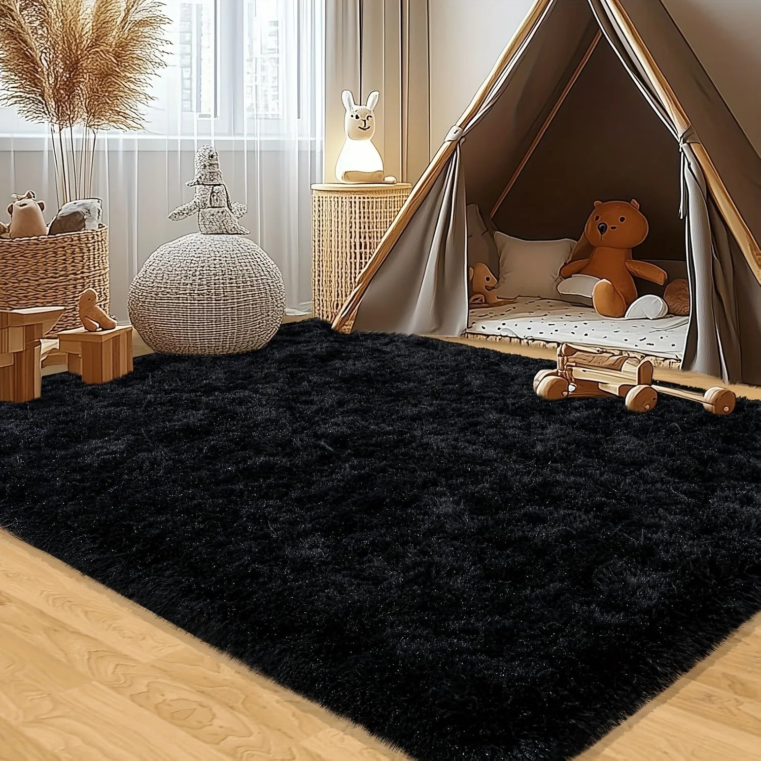 Moonshadow Fluffy Rug