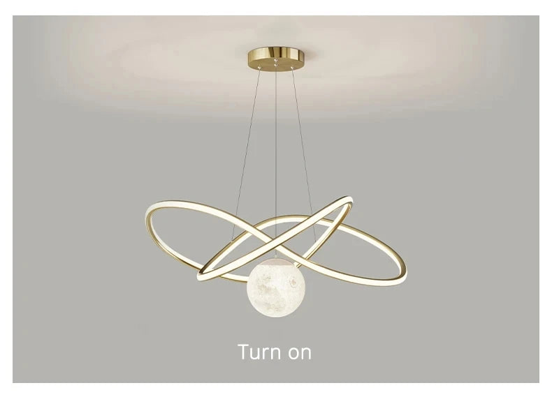Luna Lux – Moon Shaped Designer Pendant Lamp